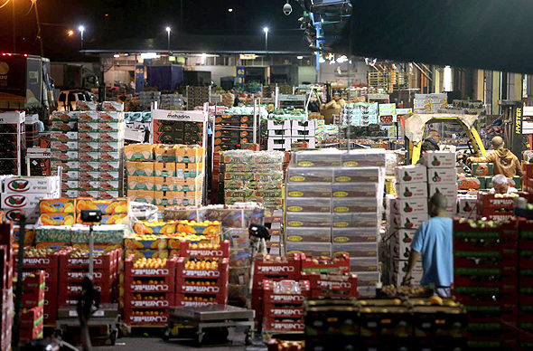 בתמונה: השוק הסיטונאי בצריפין. מקור: כלכליסט צילום: נימרוד גליקמן